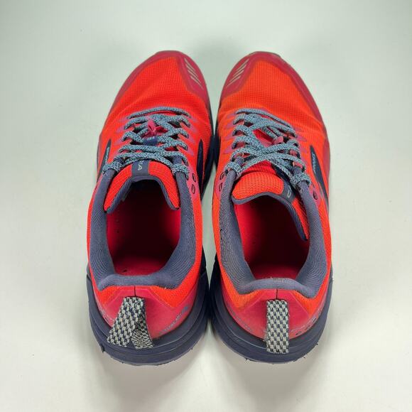 Brooks Cascadia 16 Bright Red Pink Trail Running Shoes 1203631B647 Womens Sz 9.5 - Picture 6 of 10